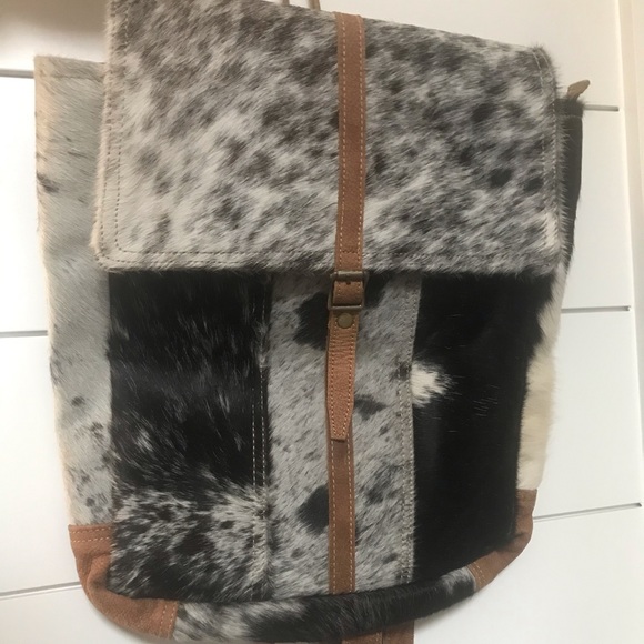 Myra hairon backpack bag (S-0982) - Picture 4 of 8